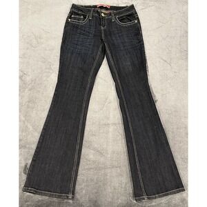 Zana Di Bootcut Embroidered Denim‎ Jeans Juniors Size 9 Bootcut Flared Bottom
